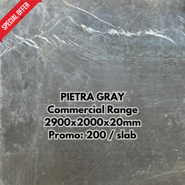 Pietra Grey Marble Tiles