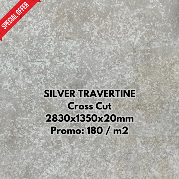 Silver Travertine Tiles