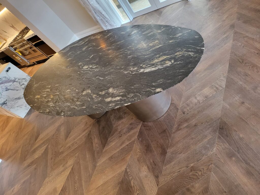 Cosmic Black Granite Table - Nicola